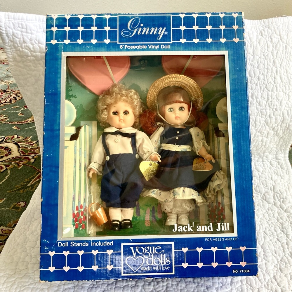 Nwt Vintage Jack & Jill Ginny dolls